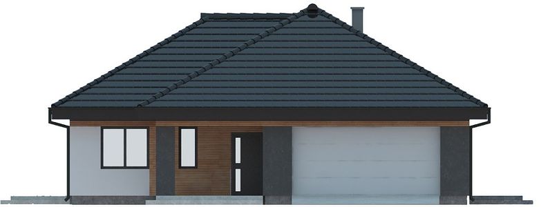 Фасад дома HCF-3249-83 Фасад дома HCF-3249-83